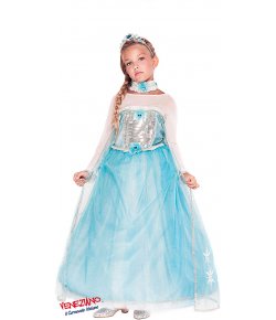 Costume di carnevale PRINCIPESSA DELLE NEVI BIMBA